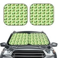 thumbnail image 2 of Balery dogs St Patrick's Day Parasol para parabrisas de coche de 2 piezas | Parasol plegable para parabrisas delantero de coche para la mayoría de sedanes-Medium, 2 of 6