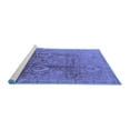 thumbnail image 2 of Ahgly Company Machine Washable Indoor Rectangle Oriental Blue Traditional Area Rugs, 8' x 12', 2 of 4