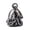 Biker Girl, variant on Dream Apparel Motorcycle Bell for Bikers, Biker Bell for Riders, Good Luck Riding Bell, Keychain, Moto Accessories