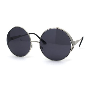 Men's Octagon Retro Sunglasses – Multicolor Lens, Metal Rim, UV400 – Groovy Hippie Style