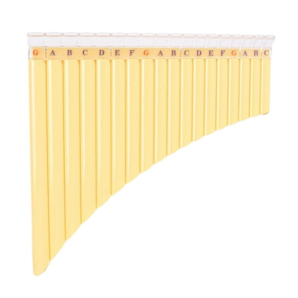 Pipas Panpipe C Key 18 Tubos Resina Tradicional con Bolsa de Transporte Shamjiam Zampoña