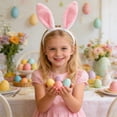 thumbnail image 5 of Swiftyle 4 Pcs Fleece Rabbit Ears Headband Easter Bunny Hair Clip Head Hoops Cute Animal Ears Hair Accessories for Women Party Costume, 5 of 8