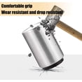 thumbnail image 7 of Premium Beer Bottle Opener (Silver), 1 PC Stainless Steel Automatic Push Down No Damage Quick to Open Small Portable Bottle Cap Openers for Home Bars Picnic Camping Hiking, 7 of 7