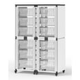 thumbnail image 2 of LUXOR MBS-STR-22-12L Modular Classroom Storage Cabinet - 4 stacked modules with 12 large bins, 2 of 13