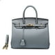 thumbnail image 2 of Bolso Birkin con patrón de lichi a la moda de piel de vaca de primera capa para mujer, 2 of 5