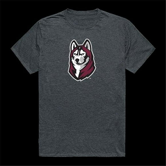 Bloomsburg University Cinder College Tee&#44; Heather Charcoal - Small