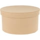 thumbnail image 1 of Caja de cartón duro de papel kraft ovalada, contenedor de papel para galletas, contenedor para pasteles, caja de chocolate, 1 of 8