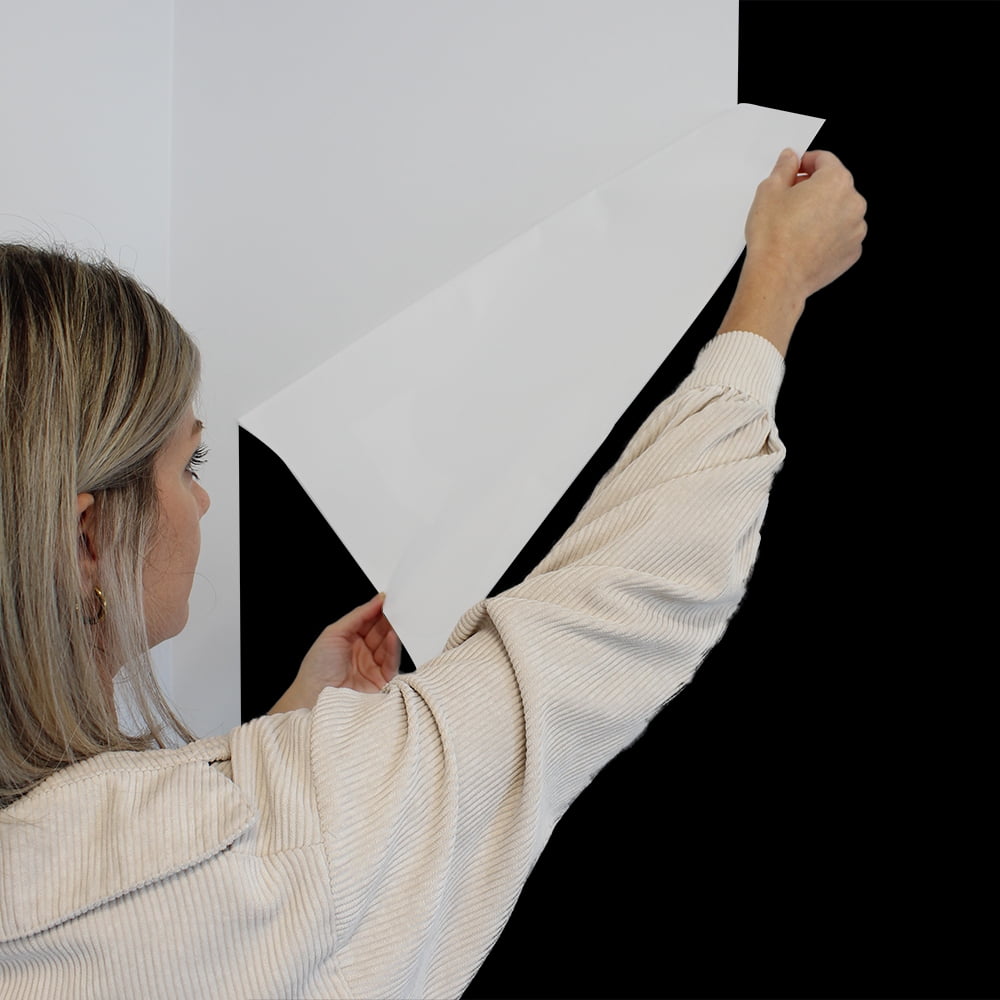 Tempaper Chalkboard Black Peel and Stick Wallpaper, 20.5" x 16.5'