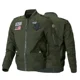 thumbnail image 2 of Chaqueta de béisbol de otoño 2024 para hombre, chaqueta informal de moda ajustada con bordado de manga larga, chaqueta de motociclista a prueba de viento estilo Harajuku callejero, 2 of 4