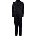 thumbnail image 5 of QIUYI Formal Pantsuits for Women Evening Party Wedding Guest 2 Piece Outfits Sets Work Office Casual Dressy Pant Suits, 5 of 7
