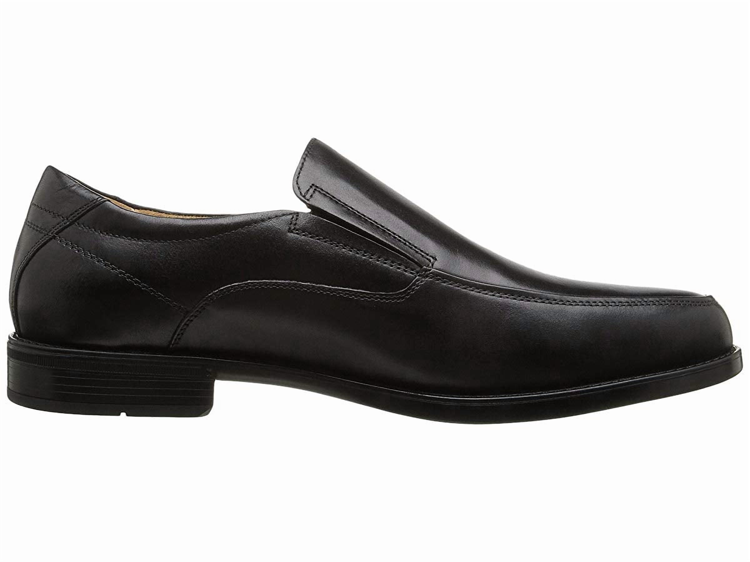 Florsheim Mens Riva Leather Slip On Loafers Black 10.5 Extra 