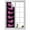 Pink, variant on Dragon Flames Window Privacy Film, Yellow Dragons Abstract Modern Art Static Cling UV Sun Blocking Heat Control Window Tint Day and Night, Non-Adhesive One Way Windows Privacy Cover 17.7''x39.3''