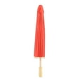 thumbnail image 4 of D I Y Paper Umbrella White Blank Paper Umbrella Decor Props for Kids DIY Hand Paing(Red), 4 of 8