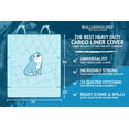thumbnail image 5 of Bulldogology Premium SUV Cargo Liner Funda de asiento para perros – Funda de carga para maletero de mascotas, resistente al agua, respaldo antideslizante, lavable, con protección de solapa de parachoq, 5 of 5