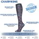 thumbnail image 5 of Calcetines de compresión CHARMKING Circulation de 15 a 20 mm Hg (3 pares), 5 of 7