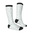 thumbnail image 3 of Balery Leaf Print Printed Novelty Socks Men's Women's Crew Socks Sports Socks Knee High Socks Cotton Socks Quirky and Cool Socks, 3 of 9