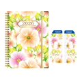 thumbnail image 3 of A5 Planning Notebook 2025-2026 Monthly Calendar With Separating Pages Coil Binding And Inner Pocket, 3 of 3