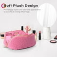 thumbnail image 2 of Byootique Plush Makeup Bag Open Flat Travel Toiletry Accessories Case Organizer, 2 of 9