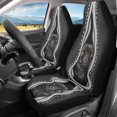 thumbnail image 2 of XYZCANDO Soft Vehicle Seat Protector SUV Auto Sedan, Stretchy Waterproof Car Seat Covers 2 Piece Polyester Dog Pattern, 2 of 10