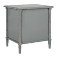 thumbnail image 5 of Safavieh  Mina Modern Coastal 3-Drawer Grey Bamboo Nightstand, 5 of 10