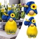 thumbnail image 2 of Adorno Gnomo Abeja, Muñeco de Peluche Hecho a Mano, 24x9cm, Color Amarillo y Azul, Estable de Pie, para Decoración de Escritorio/Estantería, Regalo de Primavera/Pascua, Trae Buena Suerte, 2 of 8