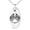 Silver, variant on Tioneer Stainless Steel Yggdrasil Huginn & Muninn Odin's Ravens Engraved Small Oval Charm Pendant Necklace