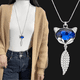 thumbnail image 4 of Collar de cadena de suéter de payaso de cristal para mujer, estilo coreano, con cadena de suéter para ropa, colgante de borla larga, 4 of 6