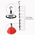 thumbnail image 2 of LAICAIW Closet Hanging Cap Keeper Closet Cap Racks Hats Holders Closet Hook Storage Organizer-Fit Most Hats-No Hats Included (1), 2 of 4