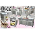 thumbnail image 4 of Kolice Commercial ETL NSF UL Fried Ice Cream Roll Machine,Ice Pans Machine-Double 21" x 21" Square Pans,Smart Temperature Control,Transparent Sneeze Guard, 4 of 9