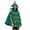 Green, variant on QQAMB Christmas Tree Poncho Adults Bow Ball Decor Hooded Cloak Cape Party Prop for Cosplay Party Outfits