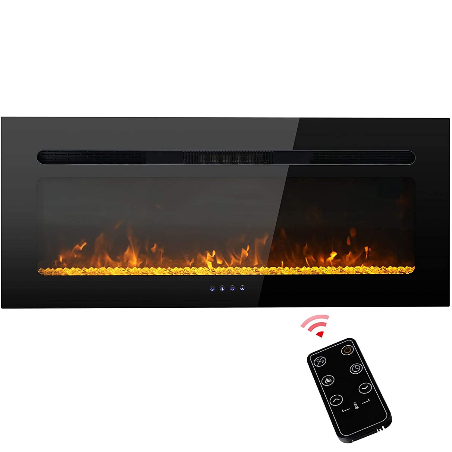 New Replacement Remote control for  Modern LED flame Electric fire 