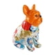 thumbnail image 5 of Estatua de bulldog francés, figura decorativa de resina, centro de mesa moderno de escritorio Cabeza naranja, 5 of 9