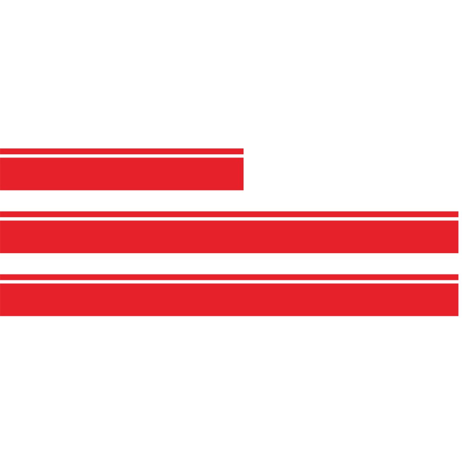 Gecheer 3 PCS Car Hood Stripe Sticker Sports Decals Car Truck DIY Decal