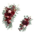thumbnail image 2 of 2Pcs Wedding Arch Flowers Artificial Floral Swag Backdrop Decor Ornament Welcome, 2 of 8