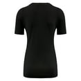 thumbnail image 5 of Womens Scoop Neck T Shirts Basic Ribbed Tees Fitted Tshirt Plain Short Sleeve Tops Casual, 5 of 5