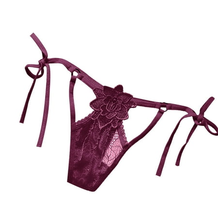 

Women s Cotton Bikini Brief Underwear Women Sexy Lace See-Through Breathable Thongs Briefs Panties Lingerie Underwear【Multipacks】