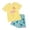 Yellow, variant on Duqingm Summer Girls Girls 2 Piece Outfits Little Girls Clothes T-shirt Shorts with Cute Summer Girl Clothes Set Light Pink,6-7 Years