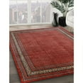 thumbnail image 3 of Ahgly Company Machine Washable Indoor Square Traditional Rust Pink Area Rugs, 9' Square, 3 of 7
