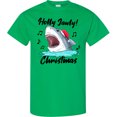 thumbnail image 3 of Inktastic Shark Holly Jawly Christmas T-Shirt, 3 of 5