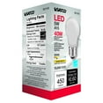 thumbnail image 5 of Satco 20004 - 5W LED A15 Frosted Medium Base 3000K 120V A15 A Line Pear LED Light Bulb, 5 of 5