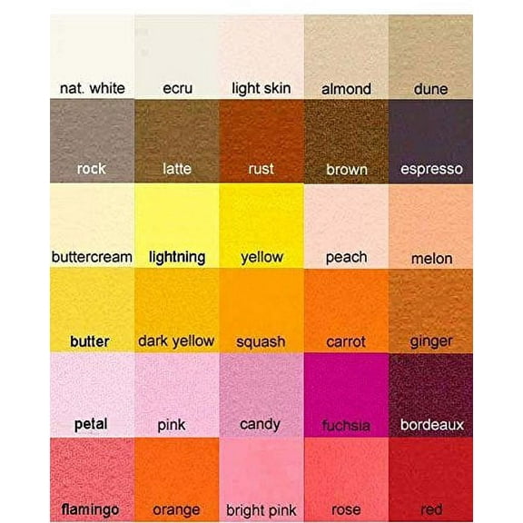 100% Merino Wool Craft Felt - UNDYED Ecru (Yard)