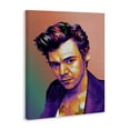 thumbnail image 4 of Stupell Industries Peach & Purple Harry People Painting Wrapped Canvas Art Print Wall Art, 36 x 48, 4 of 8
