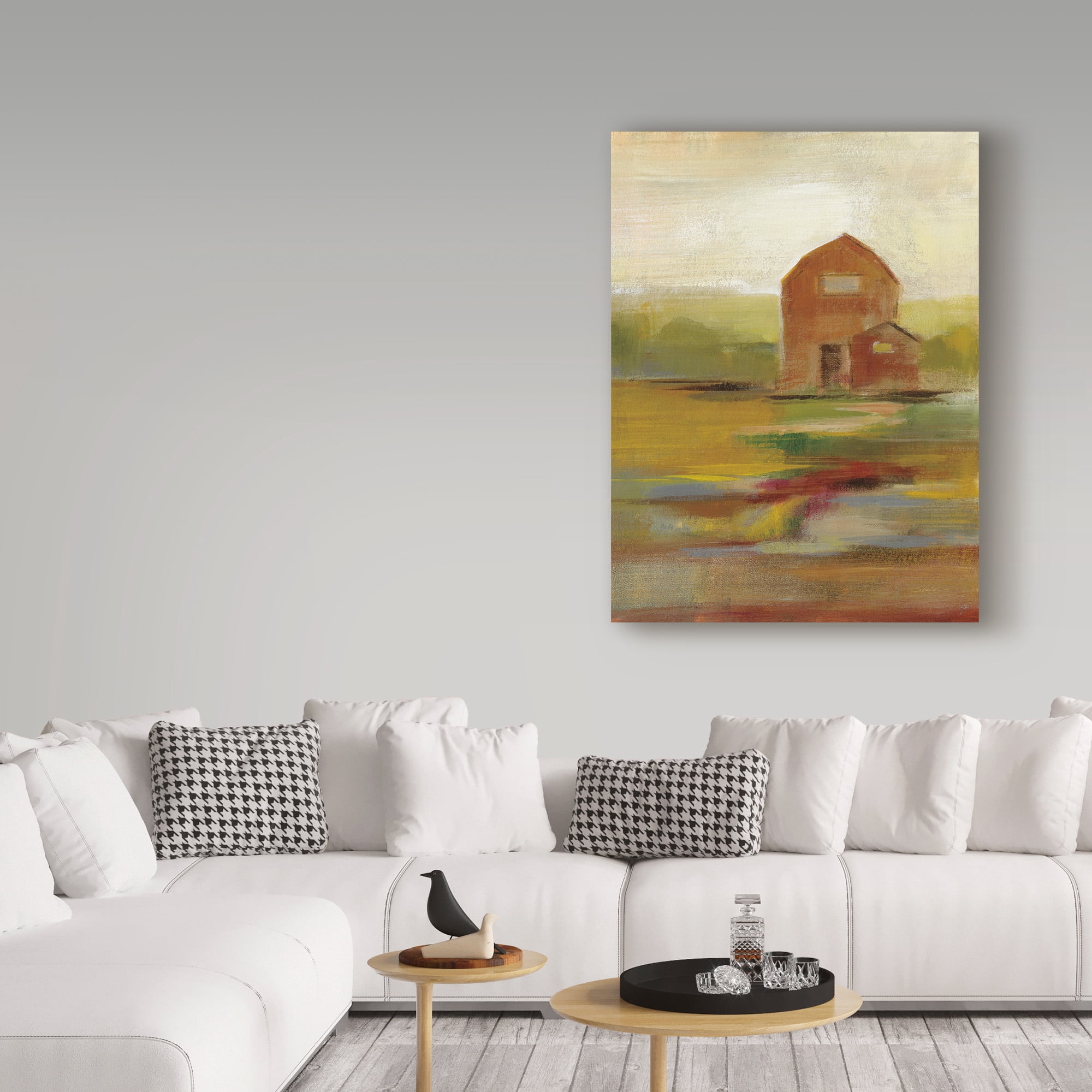 Trademark Fine Art 'Hillside Barn II v2' Canvas Art by Silvia Vassileva