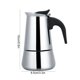 thumbnail image 5 of Mocha Pot olla de café duradera de cocina de inducción para beber café por la mañana y ahorrar un tiempo valioso para el café de bricolaje LYUMO Otros, 5 of 8