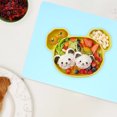 thumbnail image 3 of HEATSHAKING 2Pcs Silicone Placemats for Toddlers Durable Nonstick Assorted Colors for Home Dining Table, 3 of 7