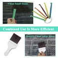 thumbnail image 2 of FCR6 Ring Fin Comb Set Air Conditioner Fin Comb Straighten Condenser AC Clean Brush Tool Set Colorful Wear Resistant Rust Proof AC Radiator Fin Comb for Straighten Evaporator Condenser Coils (6+1), 2 of 7