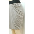 thumbnail image 3 of Rachel Roy Elastic Waist Draped Modal Skirt Grey Women's Large, 3 of 4