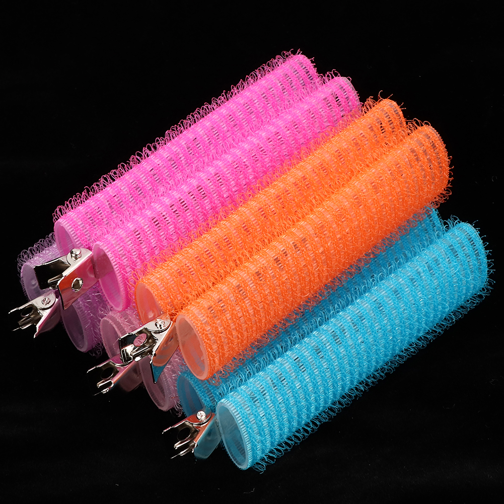 Rdeghly 5pcs Double Layer Hair Roller Air Bangs Hair Curler Clamp