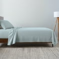 thumbnail image 3 of Ella Jayne Soft Microfiber Aqua Sheet Set, Twin (3 Pieces), 3 of 4