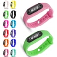thumbnail image 3 of Chok Digital LED Walking Distance Pedometer Calorie Counter Sport Fitness Wrist Silicone Watch Bracelet, 3 of 10